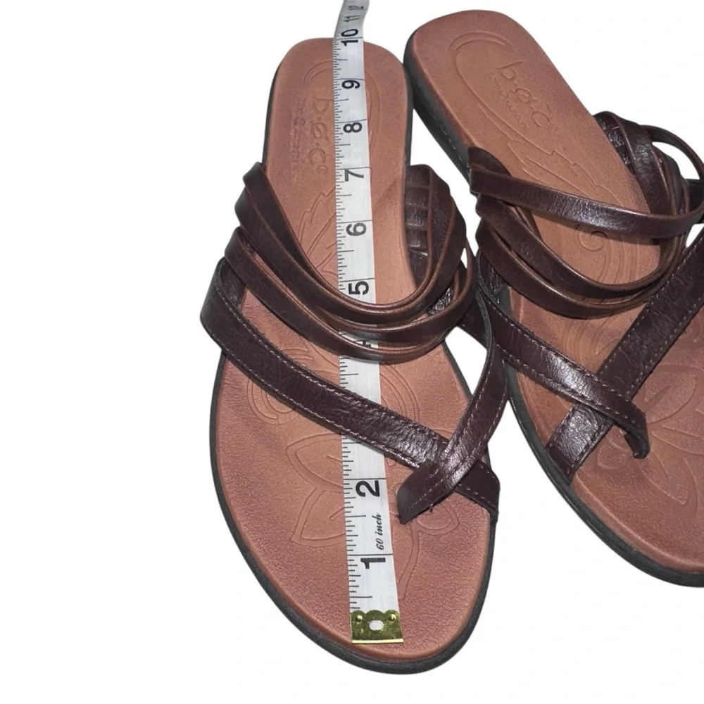 B.O.C Brown Faux Leather‎ Sandals Size 9M